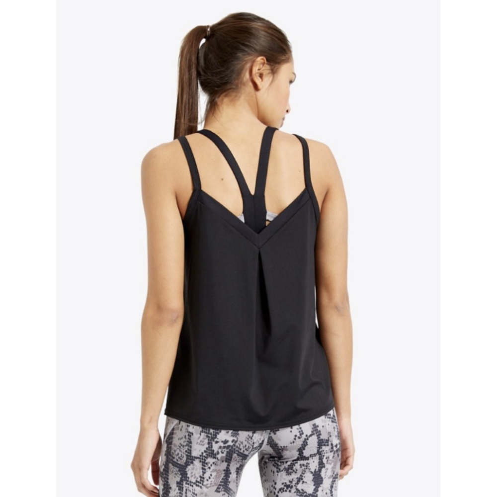 NWT Vimmia black Refuge v-neck workout tank - SML